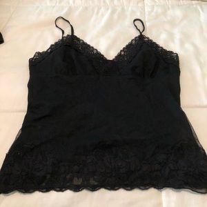 Black see through lace